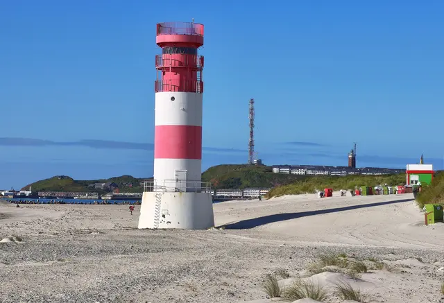 Breiter Sandstrand mit Helgolandblick | Foto: Shima Mahi