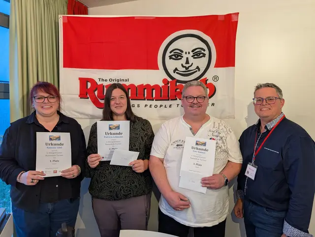 v.l.:Ramona Zöttl, Patricia Lehmann, Uwe Emmer, Markus Bäurle / Bild: Claudia Hann