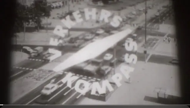 Verkehrskompass "Radfahren" | Foto: Video-Screenprint "The Art of Film in 16 mm"