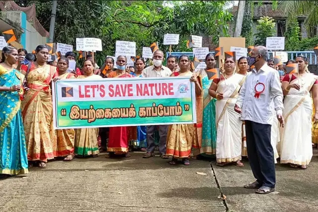 Kolping Indien stellt den Umweltaktionsplan bei Kolping Augsburg vor. Mit Umweltbildung, Aufforstungsprojekten und öffentlichen Protestaktionen für saubere Luft und sauberes Trinkwasser engagiert sich Kolping Indien für den Schutz der Schöpfung. 