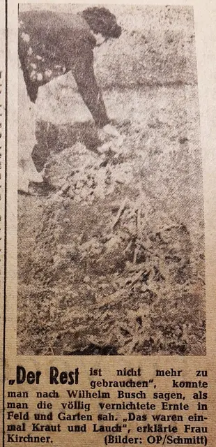 Unwetter 1957 in Hatzfeld