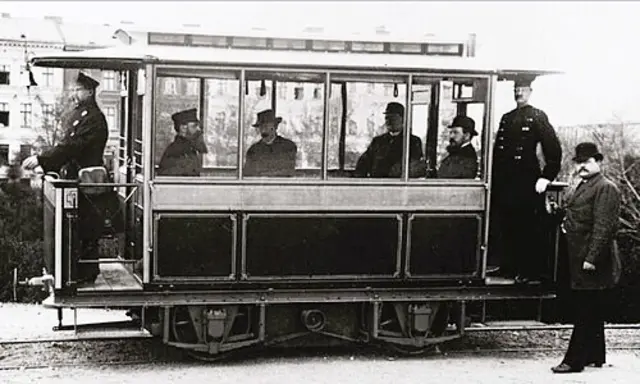 Die erste elektrische Straßenbahn in Lichterfelde