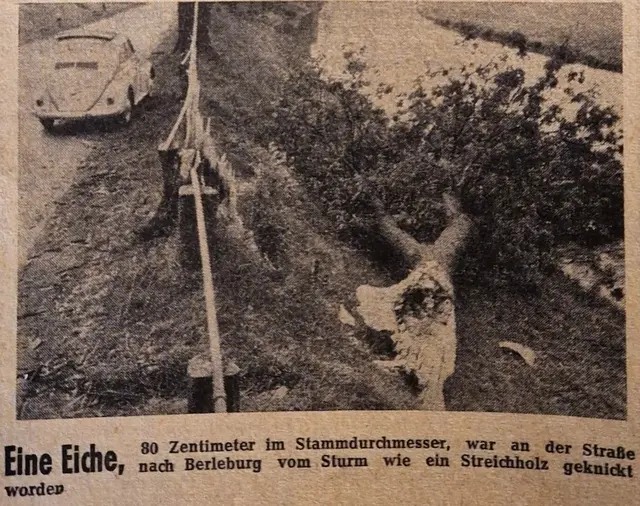 Unwetter 1957 in Hatzfeld