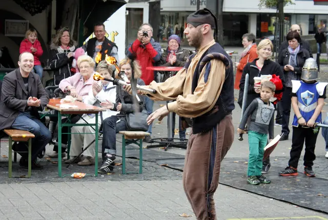 Dieses Foto und die weiteren Bilder stammen von früheren Mitttelaltermärkten In Neumühl.
Foto: AGNK