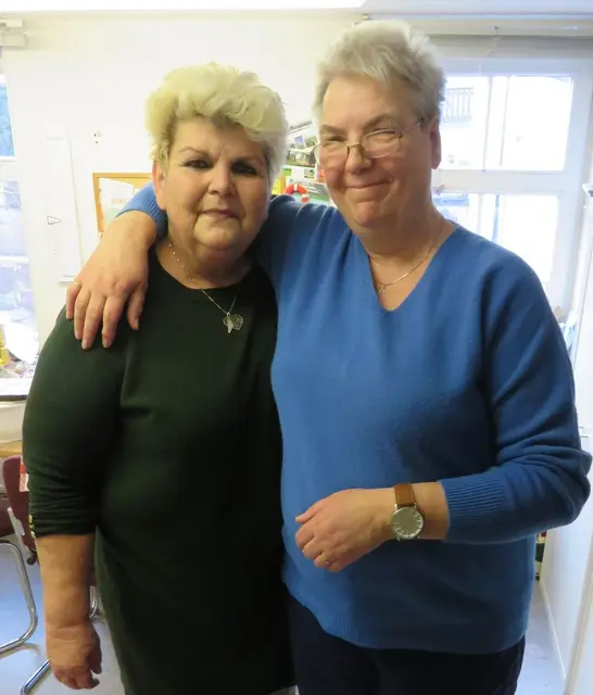 Das alles und viel mehr            .
verdankt das Frauenzentrum
Martina &amp; Frau Böttcher (rechts)
.


