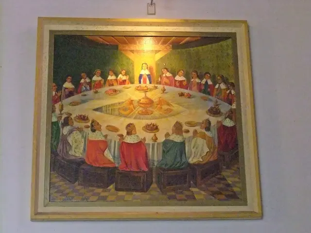 9 – In der Gralskirche, den Rittern der Tafelrunde erscheint zu Pfingsten der Heilige Gral  | Foto: GvMeegen