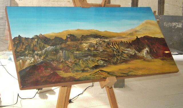 Thomas Hillenbrand "Landschaft in Südisrael"
