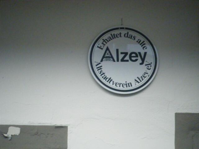 Schild vom Altstadtverein