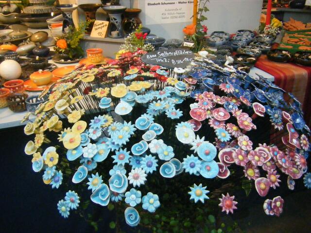 Keramik-Blumen