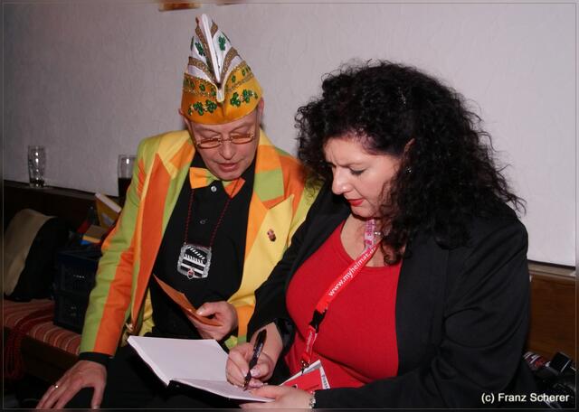 ORCC- Präsident Korper im Gespräch mit Sabina Scherer