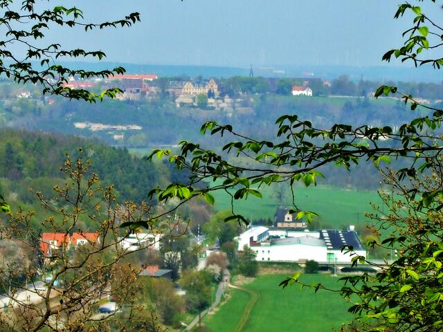 Blick nach Vitzenburg