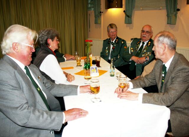 Die Gäste sind angekommen.
