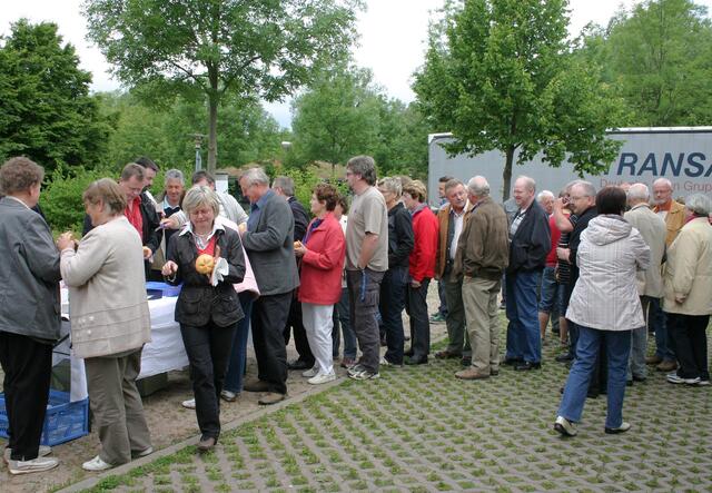 Hier gibt `s Frühstück.