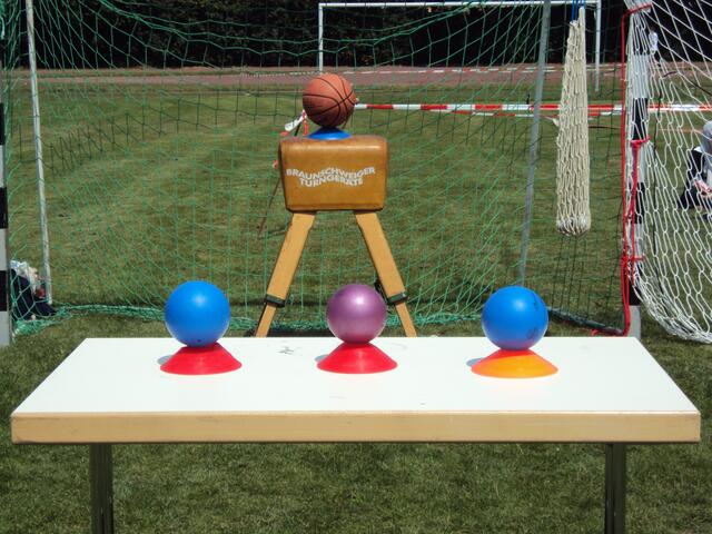 Sommerbiathlon: der "Schießstand".
