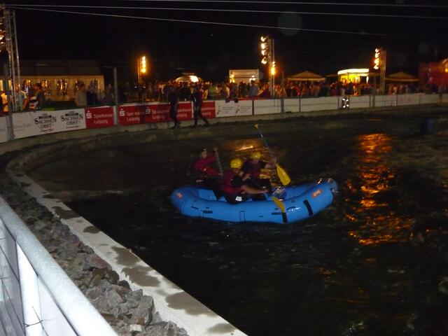 Abfahrt in den Kanal