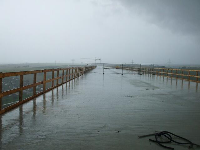 Die künftige Fahrbahn