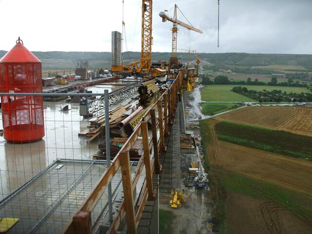 Baustelle ICE-Brücke