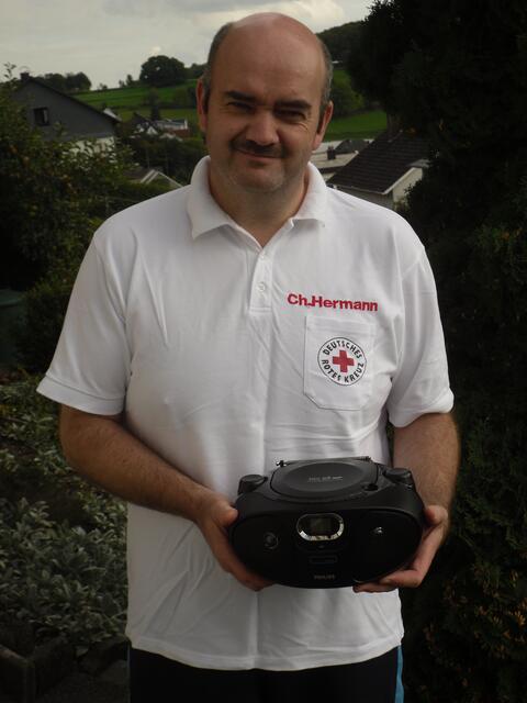 Christof Herrmann organisiert die Blutspendetermine in Hartenrod