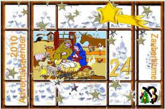 Der vierundzwanzigste Dezember Weihnachten auf dem  Bauernhof