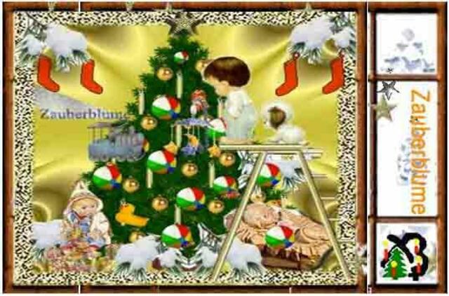 Collage von mir - Der sechsundzwanzigste Dezember - Christbaum loben