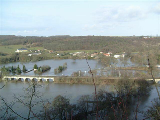 Die L203 vollständig unter Wasser