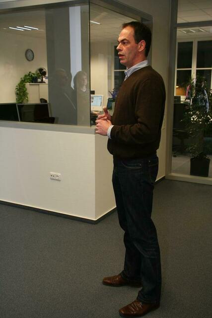 Chefredakteur Jörg Kleine begrüßt uns und führt uns durch die Verlagsräume in der Lengefelder Straße (Foto: Heinrich Kowalski) | Foto: Heinrich Kowalski