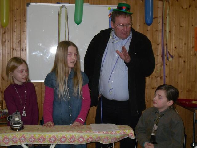 Mara Dahm, Marlen Theis, Manfred Hetche und H.Barth