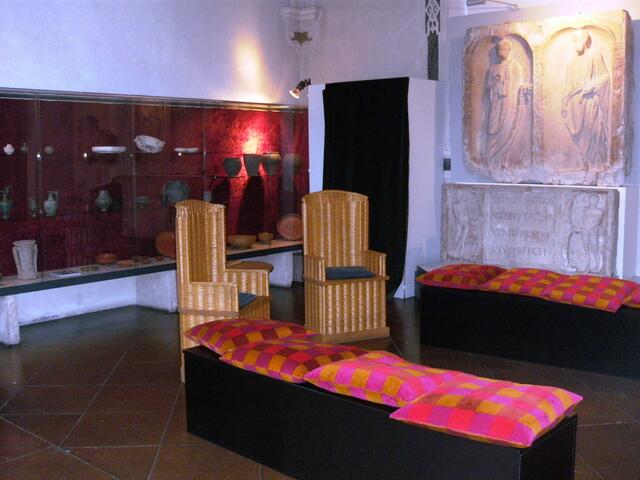 Modell/Nachbau Römischer Ruheraum/Villa | Foto: Ausstellungsnische im Röm. Museum Augsburg