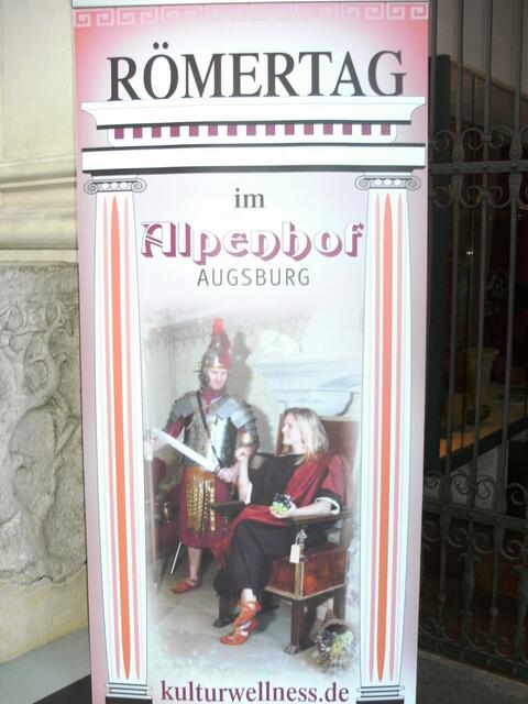 kulinarisch/kultureller Bildhinweis im röm. Museum Augsburg