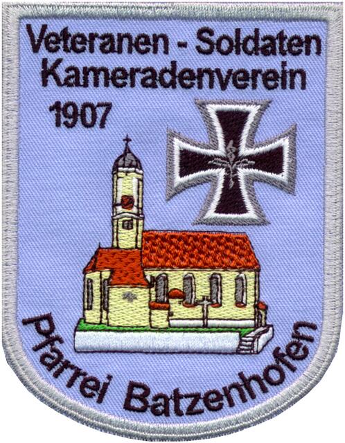 Ärmelabzeichen des Veteranen-, Soldaten- und Kameradenverein der Pfarrei Batzenhofen
