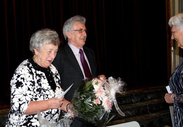v.l. Hannelore Gentemann,Bernhard Heinisch,Elisabeth Fischer