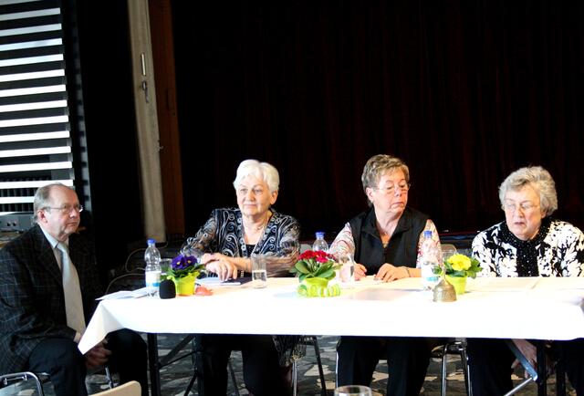 v.l. Heinz-Günter Sott,Elisabeth Fischer,Rita Kahre,Hannelore Gentemann