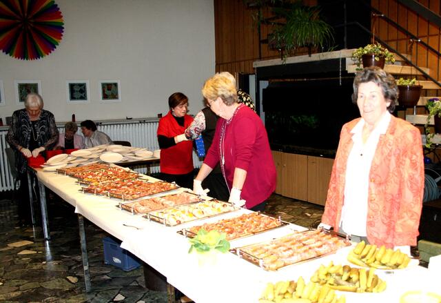 Das Abendbrot steht bereit ......