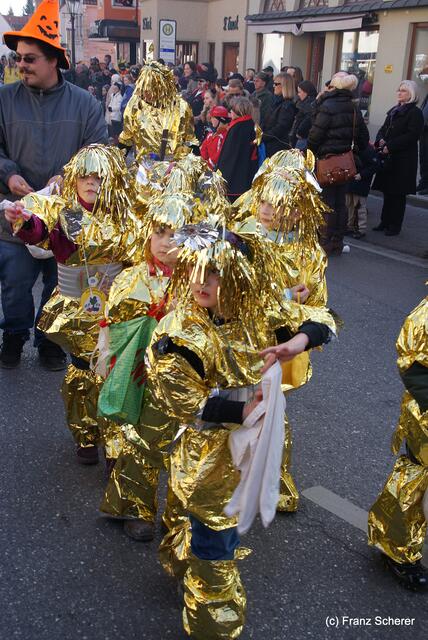 Friedberger Faschingsumzug 2011 - Die Außerirdischen vom Kindergarten Rinnenthal