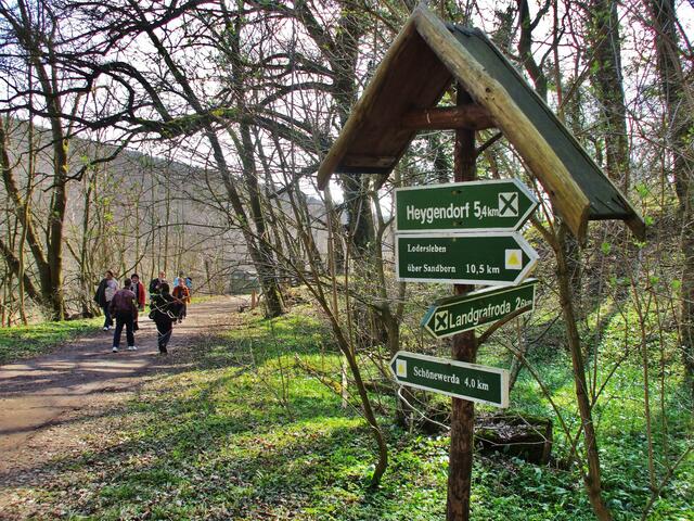 Das Fastende,links geht es zurück den Berg hoch !