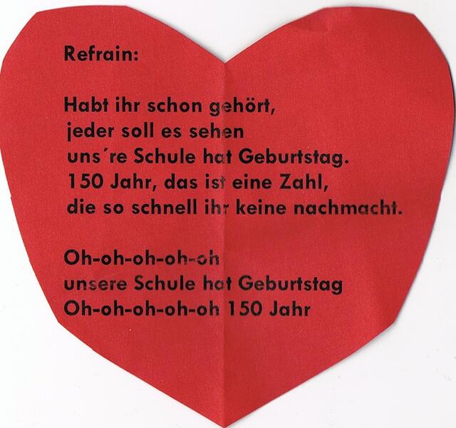 Das Jubiläumslied