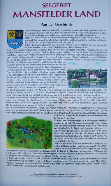 Geschichte zum Seegebiet !