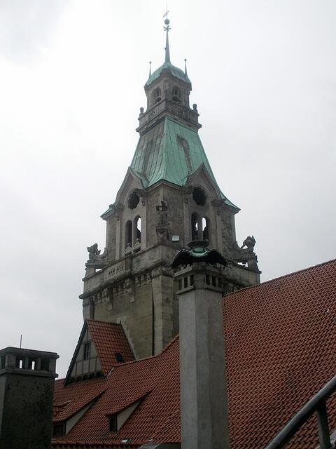 Aufstieg zur Rathauskuppel