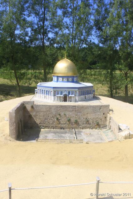 Felsendom mit Klagemauer (Jerusalem)
