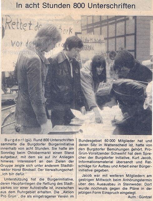 2.10.1976 Oktobermarkt Burgdorf | Foto: Zeitungsfoto