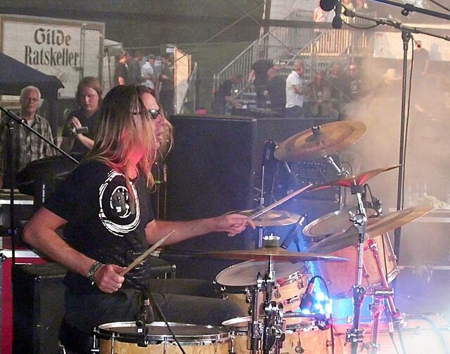 Power-Drummer Sven Petersen