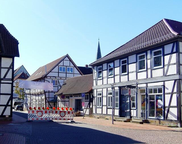 Absperrung diesmal ab der Schmiedestraße...