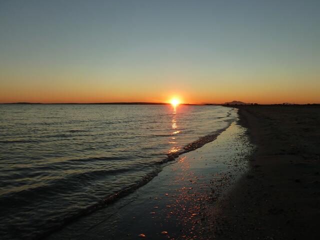 Sonnenuntergang.