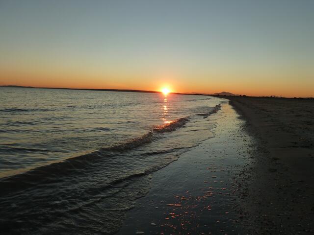 Sonnenuntergang.