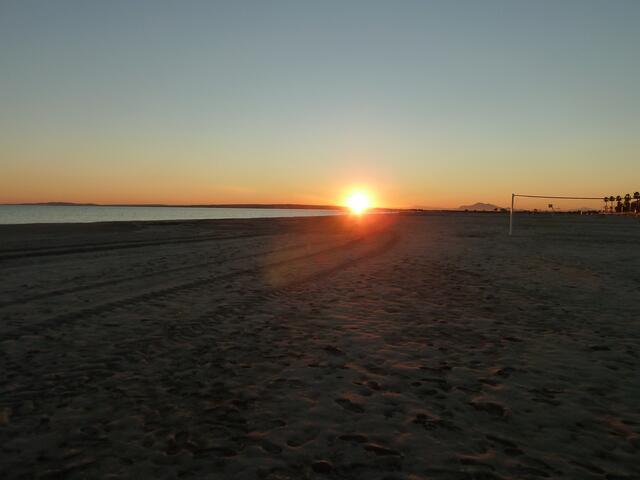 Sonnenuntergang.