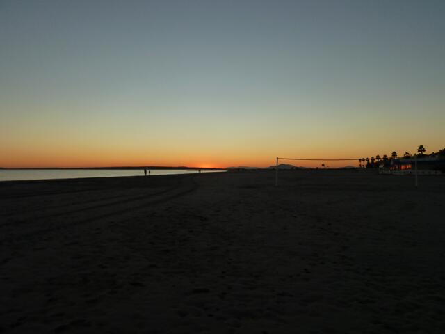 Sonnenuntergang.