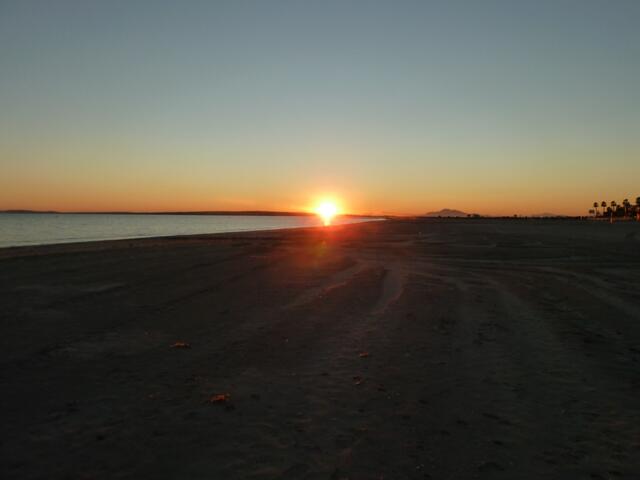 Sonnenuntergang.