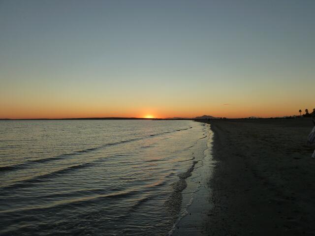 Sonnenuntergang.