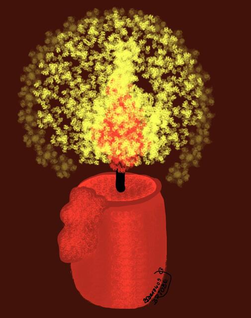 App-Art-Brushes - Ad20117409-Kerze-Adventskalender-Brushes(c)BrigitteObermaier