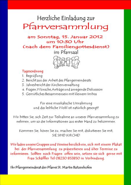 Einladungsplakat | Foto: Christa Schäffler